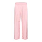 Saint Tropez Pink Nectar Wide Leg Byxor Pink, Dam