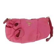 Prada Vintage Pre-owned Nylon necessrer Pink, Dam