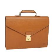 Louis Vuitton Vintage Pre-owned Laeder portfljer Brown, Dam