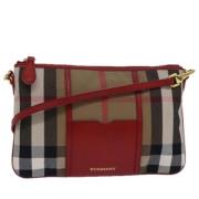 Burberry Vintage Pre-owned Canvas burberry-vskor Red, Dam