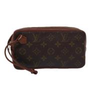 Louis Vuitton Vintage Pre-owned Canvas kuvertvskor Brown, Dam