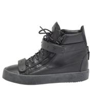 Giuseppe Zanotti Pre-owned Pre-owned Laeder sneakers Black, Herr