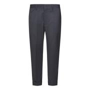 Low Brand Grå Slim Fit Byxor Aw24 Gray, Herr