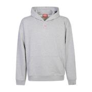 Diesel Grå Sweatshirt Aw24 Gray, Herr