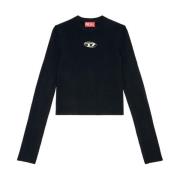 Diesel Svart Sweatshirt Aw24 Damkläder Black, Dam