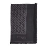 Fendi Stiligt Halsduk med Ficka Purple, Dam