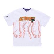 Octopus Athletic Tee Vit T-shirt Bläckfisk White, Herr