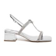 Steve Madden High Heel Sandals Gray, Dam