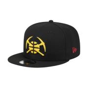 New Era NBA ALT Keps - Svart Patchat Logotyp Black, Herr