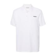 Alexander McQueen Vita T-shirts Polos för män White, Herr