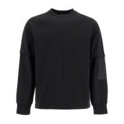 C.p. Company Metropolis-serien Raglan Sweatshirt Black, Herr