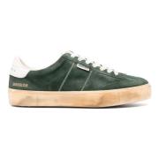 Golden Goose Soul Star Suede Sneakers Green, Herr