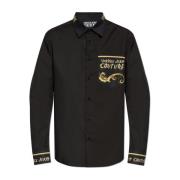 Versace Jeans Couture Skjorta med logotyp Black, Herr