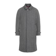 Brunello Cucinelli Grå Kappor för Män Aw24 Gray, Herr