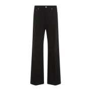 Rick Owens Svarta Jeans för Män Aw24 Black, Herr