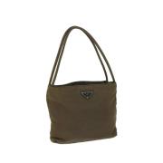 Prada Vintage Pre-owned Nylon prada-vskor Brown, Dam