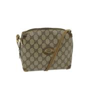 Gucci Vintage Pre-owned Canvas gucci-vskor Beige, Dam