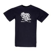 Usual Svart Crew Neck T-shirt Fabri Fibra Black, Herr