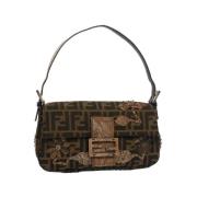 Fendi Vintage Pre-owned Canvas fendi-vskor Brown, Dam