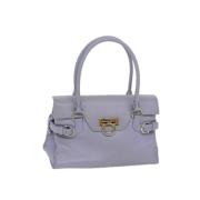 Salvatore Ferragamo Pre-owned Pre-owned Laeder handvskor Purple, Dam