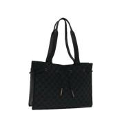 Gucci Vintage Pre-owned Canvas gucci-vskor Black, Dam