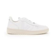 Veja Klassiska Lädersneakers White, Dam