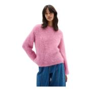 InWear Cashmere Rose Stickad Tröja Pink, Dam