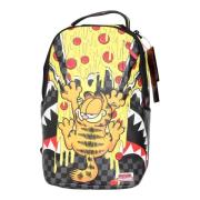 Sprayground Garfield Pizza Drips Svart Ryggsäck Multicolor, Unisex