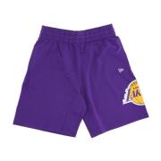 New Era Lakers Team Logo Shorts Lila Purple, Herr