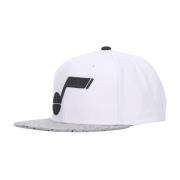 Mitchell & Ness Utah Jazz Snapback Keps Vit/Silver White, Herr