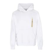 Propaganda Vit Butterfly Hoodie White, Herr