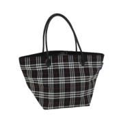 Burberry Vintage Pre-owned Nylon totevskor Black, Dam