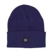 Dolly Noire Klassiskt Logo Beanie Mössa Blå Blue, Herr