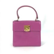 Celine Vintage Pre-owned Handbag Purple, Dam