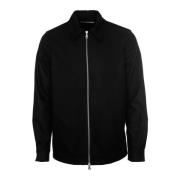 Samsøe Samsøe Zip Shirt Jacka med Krage Black, Herr