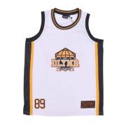 Dolly Noire Basketball Goat Slam Dunk Tank Top White, Herr