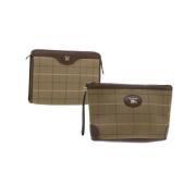 Burberry Vintage Pre-owned Clutch Brown, Dam