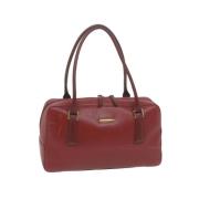 Burberry Vintage Pre-owned Laeder axelremsvskor Red, Dam