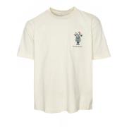 Drole de Monsieur Grafiskt Tryck T-Shirt Vas White, Herr