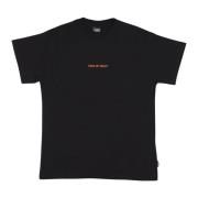 Propaganda Svart T-shirt med Ribben Print Black, Herr