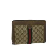 Gucci Vintage Pre-owned Clutch Beige, Dam