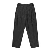 Munthe Pinstripe Edie Byxor Svart Black, Dam