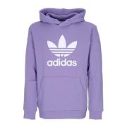 Adidas Klassisk Trefoil Hoodie Lättvikts Sweatshirt Purple, Herr