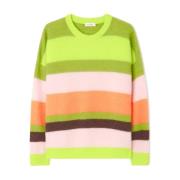 American Vintage Stilren Pullover Sweater Multicolor, Dam