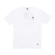 CAT Road Tee Crew Neck T-Shirt White, Herr