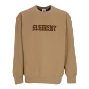 Element Lättvikts Crewneck Sweatshirt Khaki Beige, Herr