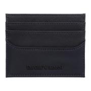 Emporio Armani Minimalist Logo Korthållare Blue, Herr