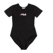 Fila Yuliana Crew-neck Bodysuit Svart Black, Dam