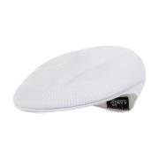 Kangol Ventair White Flat Cap Ultralätt Tyg White, Herr