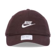 Nike Böjd Skärmkeps Tvättad Jord/Vit Brown, Unisex